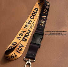 Load image into Gallery viewer, Alpha Phi Alpha lanyard