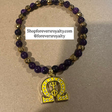 Load image into Gallery viewer, Mini Omega Psi Phi bracelet.