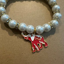 Load image into Gallery viewer, Pearl elephant bracelet (DST)