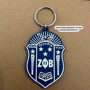 Zeta Phi Beta Keychain