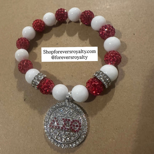 Delta Sigma Theta bling bracelet