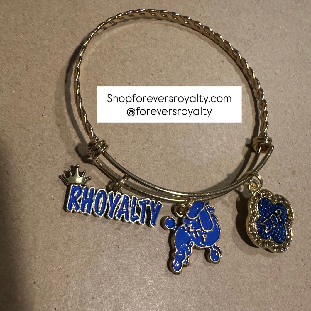 Gold SGRho bangle.