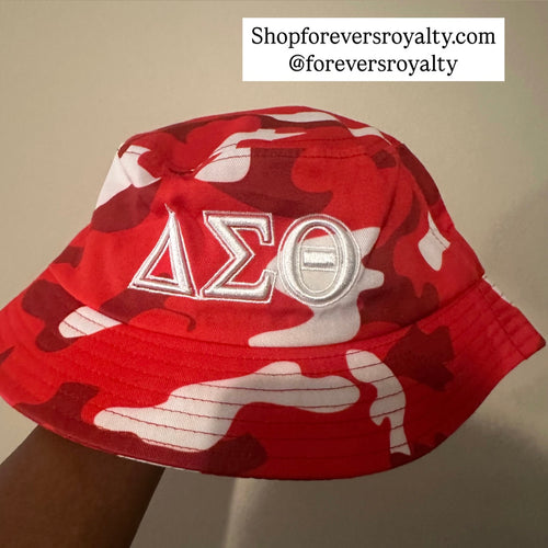 Delta Sigma Theta camo hat