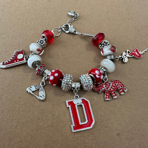 Delta Sigma Theta charm bracelet.