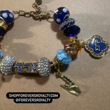 Load image into Gallery viewer, Sigma Gamma Rho charm bracelet.