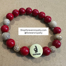 Load image into Gallery viewer, Red Kappa man bracelet .