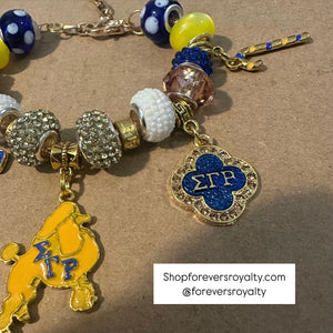 Sigma Gamma Rho charm bracelet.