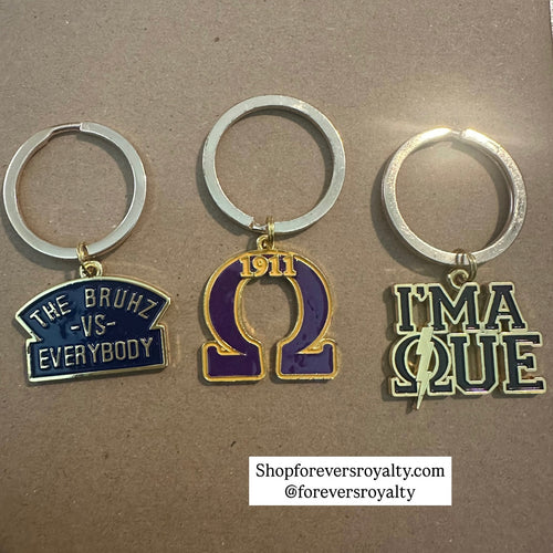 The gold Omega Keychain.