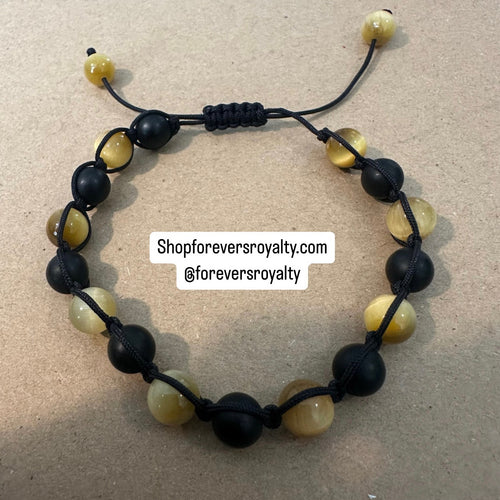 Black and gold bracelet