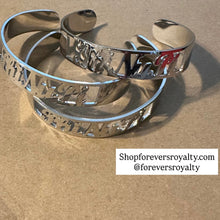 Load image into Gallery viewer, Silver Phi Nu Pi bangle