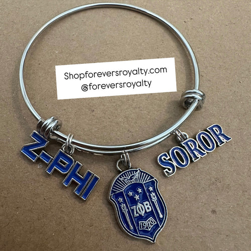 Silver Zeta bangle