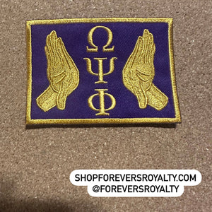 Omega Psi Phi purple patch.