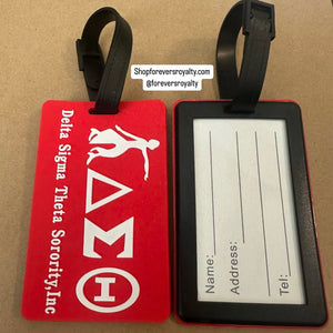 Delta Sigma Theta luggage tag