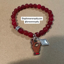 Load image into Gallery viewer, Hand Kappa Alpha Psi bracelet.