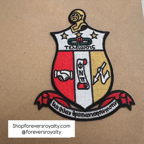 Kappa Alpha Psi patches.