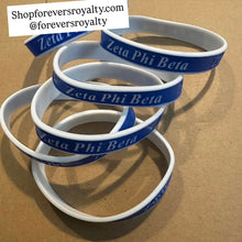Load image into Gallery viewer, Zeta Phi Beta wristband
