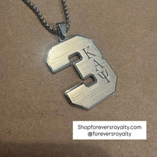 Load image into Gallery viewer, Silver Kappa Alpha Psi necklaces