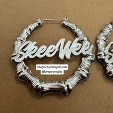 Load image into Gallery viewer, Hoop SkeeWee earrings