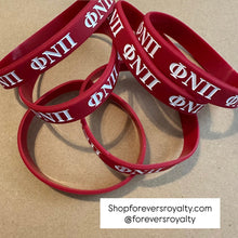 Load image into Gallery viewer, Phi Nu Pi wristband