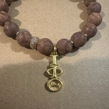 Load image into Gallery viewer, Brown Iota Phi Theta bracelet.