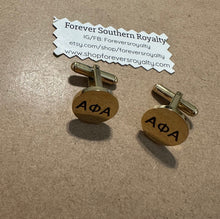 Load image into Gallery viewer, Alpha Phi Alpha cuff links