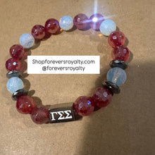 Load image into Gallery viewer, New Gamma Sigma Sigma bracelet (GSS)