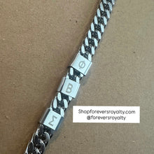 Load image into Gallery viewer, Silver Phi Beta Sigma metal bracelet