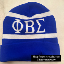 Load image into Gallery viewer, Knit Phi Beta Sigma hat