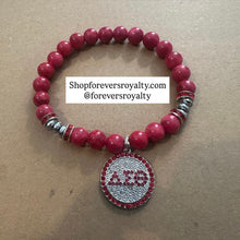 Load image into Gallery viewer, Delta Sigma Theta red bracelet