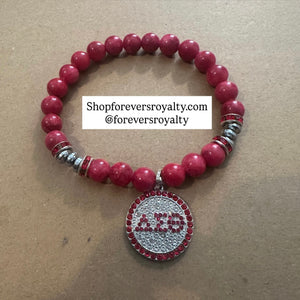 Delta Sigma Theta red bracelet