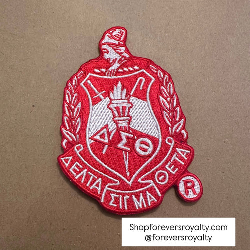 Delta Sigma Theta shield patch.