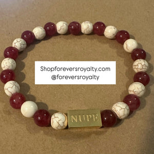 The gold NUPE bracelet