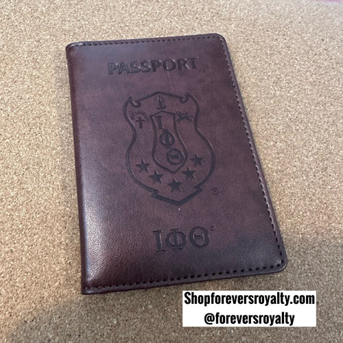 Iota Phi Theta passport cover.