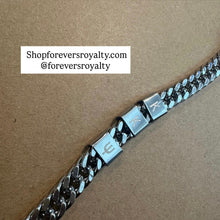 Load image into Gallery viewer, Silver Kappa Kappa Psi metal bracelet (KKPSI)