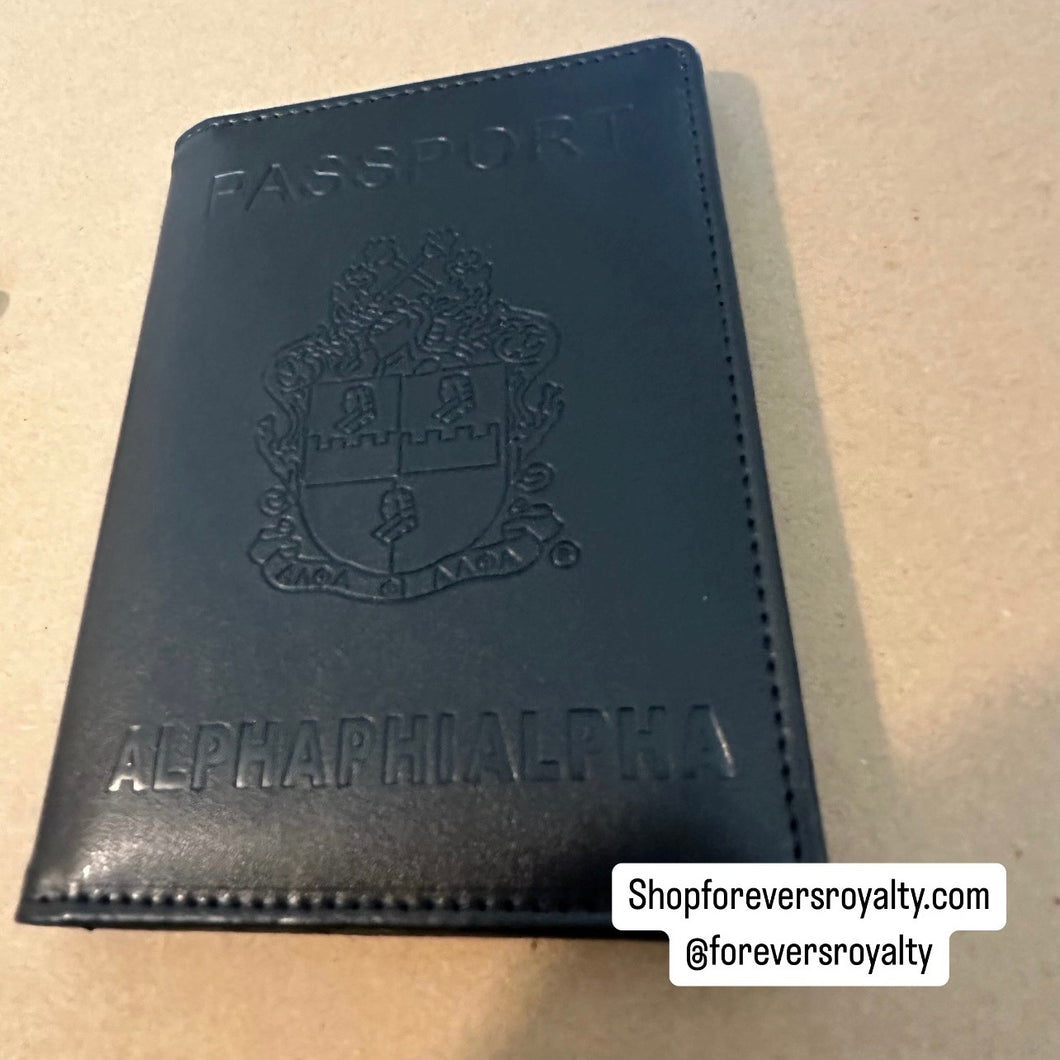 Alpha passport cover