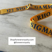 Load image into Gallery viewer, Sigma Gamma Rho purse strap