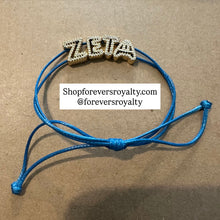 Load image into Gallery viewer, Gold Bling Zeta bracelet.
