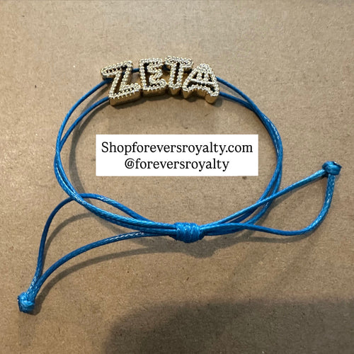 Gold Bling Zeta bracelet.