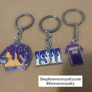 The silver Omega Keychain.