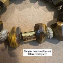 Load image into Gallery viewer, The big Gemstone Iota Phi Theta bracelet.
