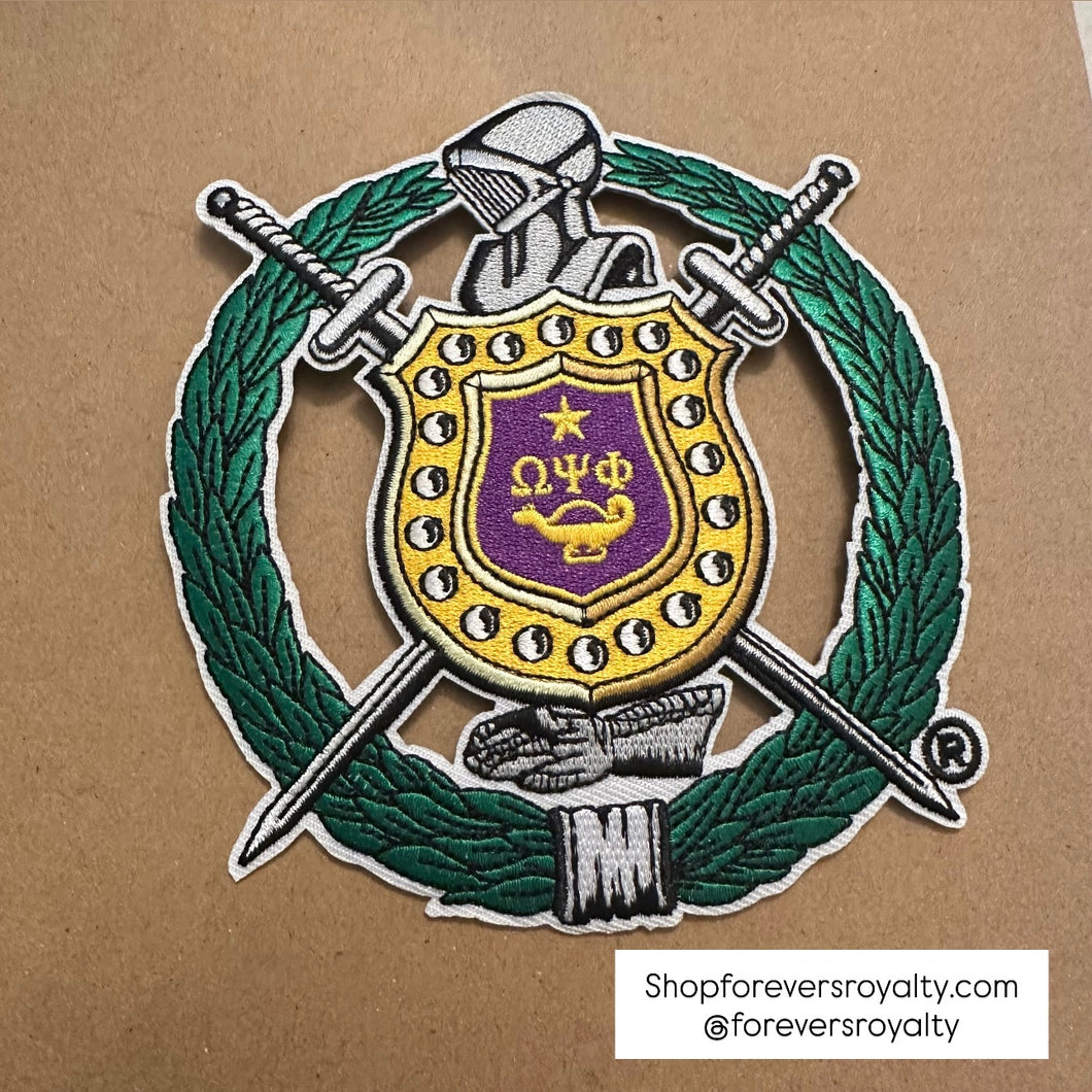 Omega Psi Phi patch (small)