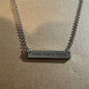 Delta Sigma Theta necklace