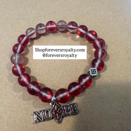 The silver NUPE bracelet