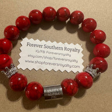 Load image into Gallery viewer, Kappa Alpha Psi crown bracelet.