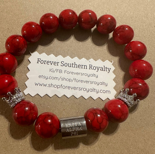 Kappa Alpha Psi crown bracelet.