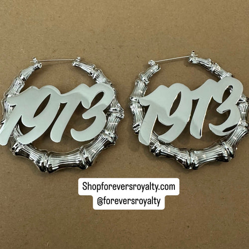 1913 silver earrings.