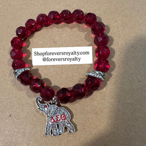 Red elephant Delta bracelet