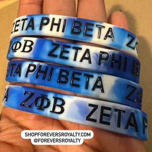 Zeta Phi Beta wristband