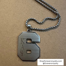 Load image into Gallery viewer, Silver Kappa Alpha Psi necklaces