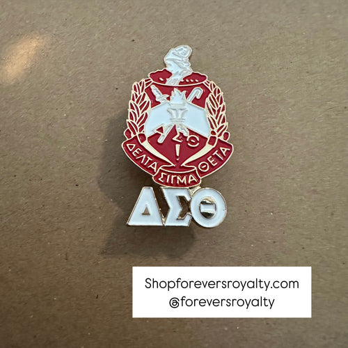 Gold Delta Sigma Theta pin.